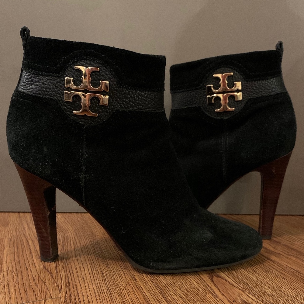 Tory Burch Alaina Suede Ankle Boots